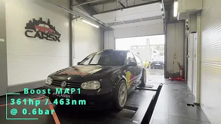 VW Golf MK4 2.8 VR6 Turbo 4 motion - 455hp