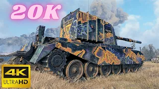 FV4005 Stage II  11K Damage 8 Kills & FV4005 - 9.6K  World of Tanks Replays ,WOT tank games