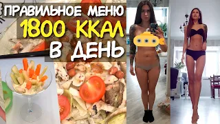 ДНЕВНИК ПИТАНИЯ на день на 1800 ккал 👍 Что есть в течение дня МОТИВАЦИЯ НА ПОХУДЕНИЕ / меню на день