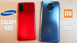 SAMSUNG GALAXY S20 VS POCO F2 PRO - ТЕСТ СКОРОСТИ И МНОГОЗАДАЧНОСТИ (SPEEDTEST)