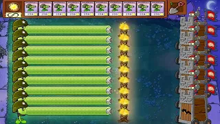 99 Gatling Pea vs 999 Giga Gargantuar Vs Zomboss | Plants vs Zombies HYBRID