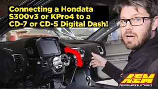 Connecting a CD-7/5 Digital Dash to Hondata S300V3 or KPro4!