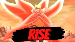 RISE[AMV]- Boruto/ Naruto Baryon Mode Vs Ishiki Otsutsuki / Sasuke and Naruto vs Jigen