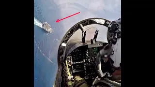 Amazing F/A-18 Carrier Landing - Cockpit View