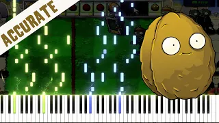 Loonboon (Wall-nut Bowling) - Plants vs. Zombies | Piano Tutorial [MIDI + SHEET]