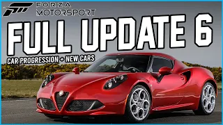 Forza Motorsport - Update 6! - 8 New Cars, Car Progession IS CHANGED!
