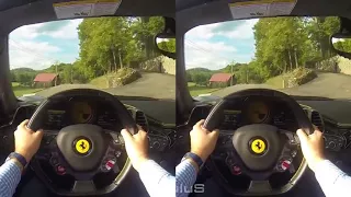 VR, Conduce un Ferrari 458 Spider POV, VR box 3D SBS