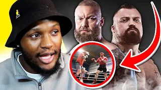 Reacting to THOR'S FINAL SPARRING SESSION & BEEF WITH EDDIE HALL