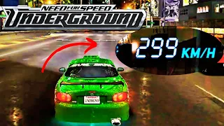 NFS UNDERGROUND (2003)- GAMEPLAY PC -O MIATA  BATEU 300KM/H!!!!!!- JOGO DE CORRIDA