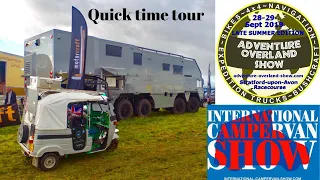 Adventure Overland show 2019 fast pace tour of the show in the tuktuk........