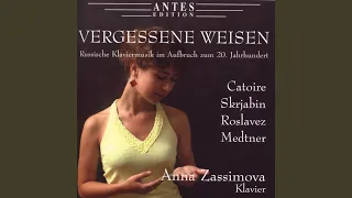 "Vergessene Weisen", op. 39/5: Sonata Tragica