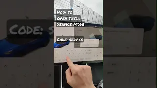 How to open Tesla Model 3 Service Mode (use with caution!!!)