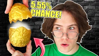 Opening 38 Treasure X Dino Gold Eggs! (5.5% CHANCE OF REAL GOLD)