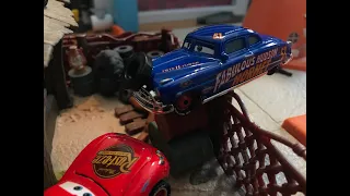 Disney Cars Fabulous Hudson Hornet with Tire Review