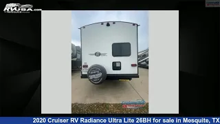 Spectacular 2020 Cruiser RV Radiance Travel Trailer RV For Sale in Mesquite, TX | RVUSA.com