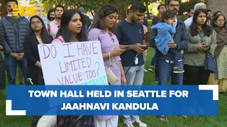 Community members, Seattle leaders hold town hall for Jaahnavi Kandula