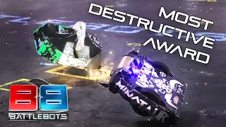 The "Most Destructive Robot" Award (2015 - 2020) | BattleBots