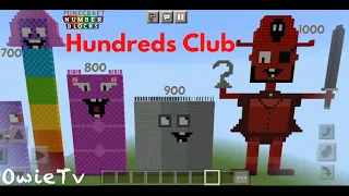 Counting by 100s Song - The Hundred Clubs Song | Minecraft Numberblocks Counting Songs