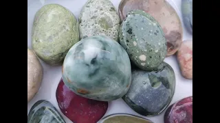 The stones of Gemstone beach, New Zealand