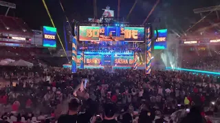 Bianca Belair and Sasha Banks Entrance-Wrestlemania 37