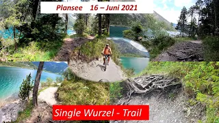 e-MTB - über den Single (Wurzel) Trail am Plansee in Tirol