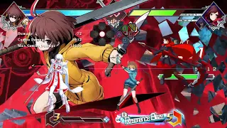 BlazBlue Cross Tag Battle Linne/Jin Neutral Cross Combo