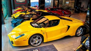 LaFerrari Aperta, Ferrari ENZO, Ferrari SF90, Ferrari 599 GTO, Ferrari Monza SP2  F1RST MOTORS DUBAI