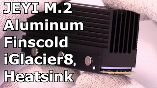 JEYI M.2 Aluminum FinsCold iGlacier8 Heatsink and WD Black SN850