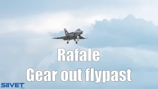 Dassault Rafale Jet Fighter Gear Out Flypast - Kauhava 2020