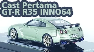 1/64 Diecast Inno64 Nissan GTR T-Spec 2024 Millenium Jade