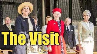 Queen Margrethe the second of Denmark had visitors from Norway, King Harald the fifth of Norway