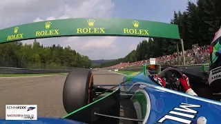 Exclusive Onboard - Mick Schumacher's Demo Lap in his father's Benetton F1 - operated by RENNWERK