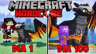 SOBREVIVI 100 Dias em um MUNDO DE DRAGÕES no Minecraft Hardcore   O FILME #7