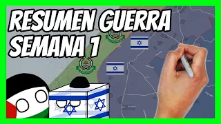 ✅ RESUMEN de la SEMANA 1 de la guerra entre ISRAEL y HAMÁS en 5 minutos | Guerra total