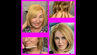 How to make a bob haircut in 20 minutes. Easy and fast!