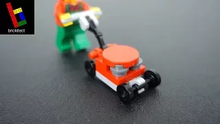 How to Build a LEGO Lawn Mower (Minifigure Scale)