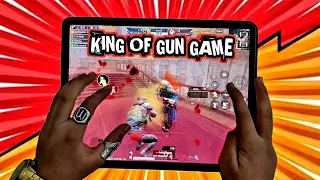 KING OF GUN GAME 🔥 IPAD PRO 90 FPS 6-FINGERS CLAW PUBG MOBILE HANDCAM GAMEPLAY