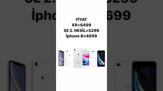 İphone se 2. Nesil vs iPhone XR vs iphone 8 karşılaştırma