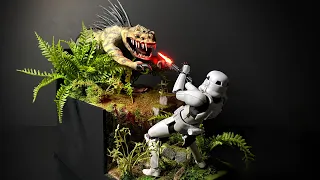 How to Make a Star Wars Jungle Attack Diorama