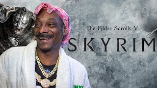 Snoop Dogg eats Jarrin Root in Skyrim