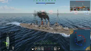 War Thunder; SMS Ostfriesland; Two lucky ammo explosions but I'm not a fan of big guns; Naval Arcade