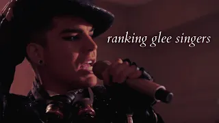 ranking all glee singers