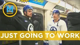 The Toronto Maple Leafs took the subway to their outdoor practice | Your Morning