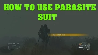 HOW TO USE PARASITE SUIT METAL GEAR SOLID 5