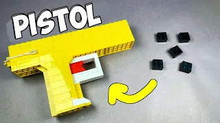 How to make a Lego Automatic Pistol / No Technic