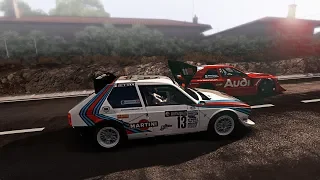 Lancia Delta S4 Gr B vs Audi Quattro S1 ► Hillclimb