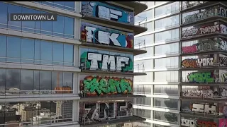 City of LA to hire private security for graffiti towers