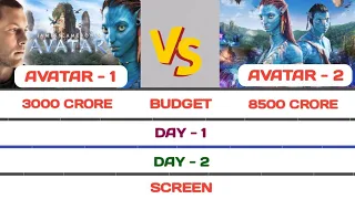 Avatar 1 vs Avatar 2 Movie Comparison 2022 || Avatar 2 Movie Box Office Collections