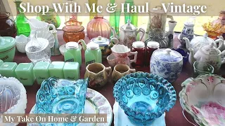 Shop With Me & Haul Vintage & Antiques // Fenton, D'Arques Antique