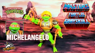 MOTU Origins Turtles of Grayskull MICHELANGELO Figure Review!
